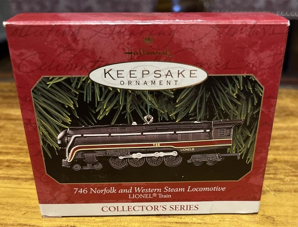 Hallmark Keepsake Ornament Lionel 746 Norfolk and Western Steam Locomotive #4 - Picture 4 of 7